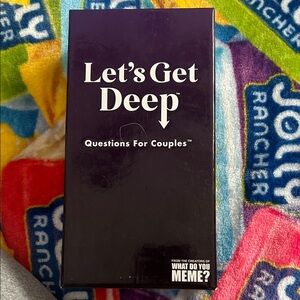 Let's Get Deep - Questions For Couples Conversation Game (Purple Box)